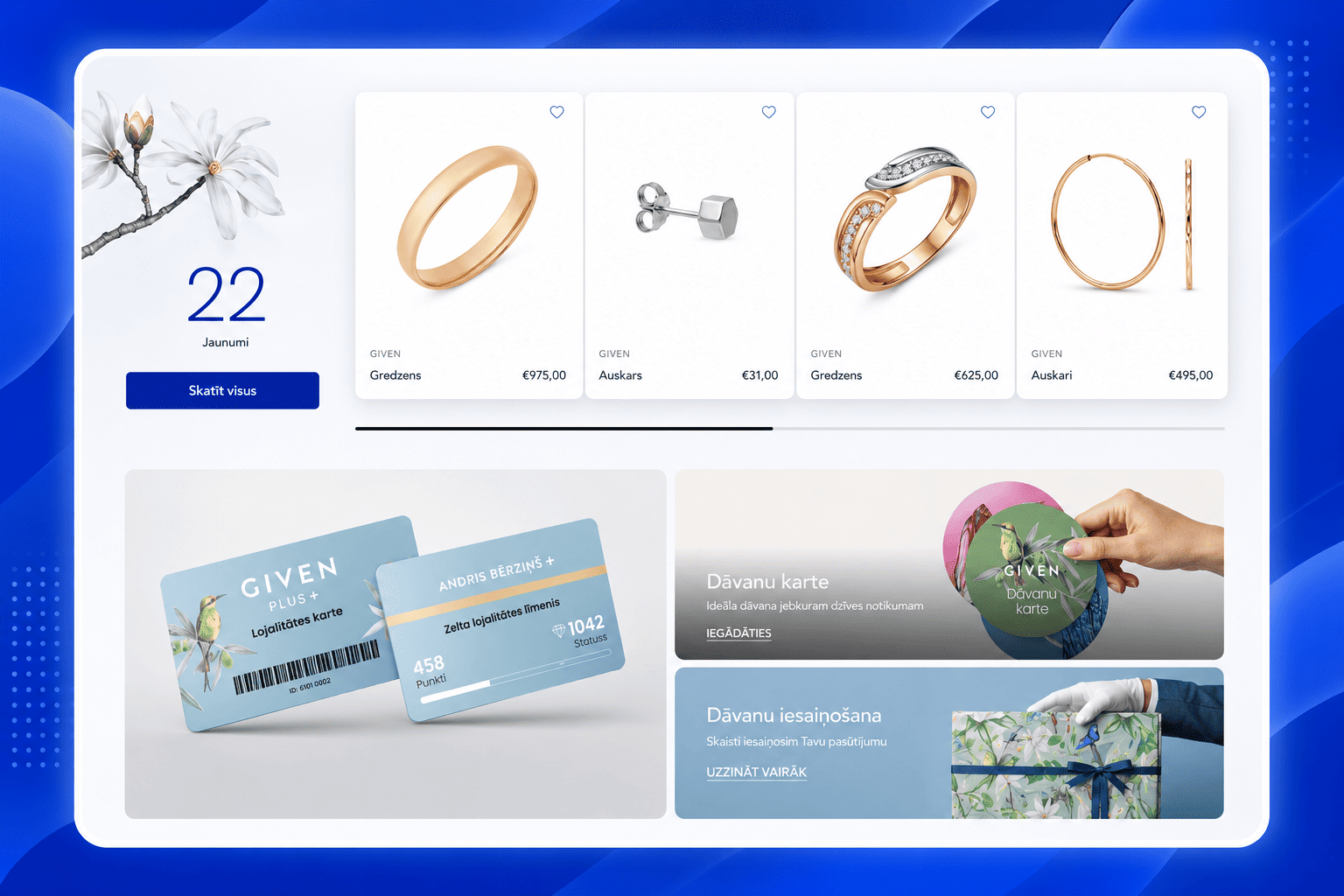 GIVEN.LV — Baltijas lielākā rotu e-veikala tehniskā optimizācija 3