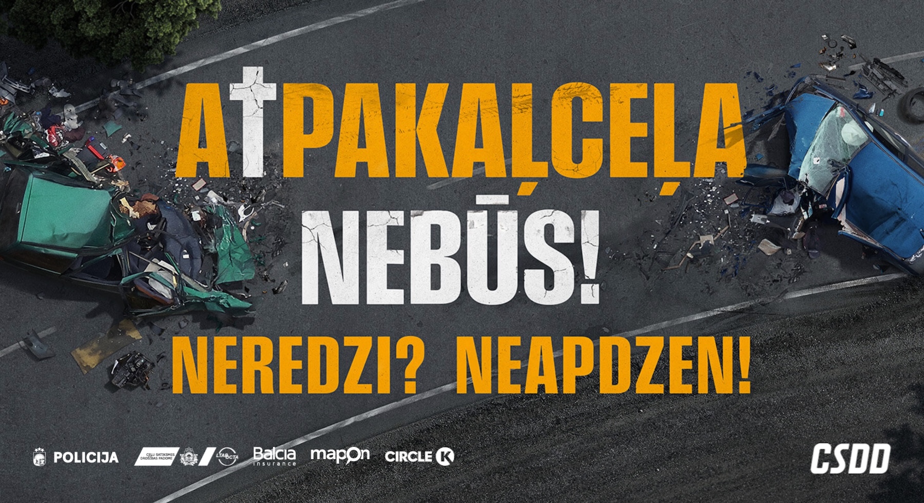 Balcia insurace kampaņas lapa - akcijai - Neredzi-neapdzen