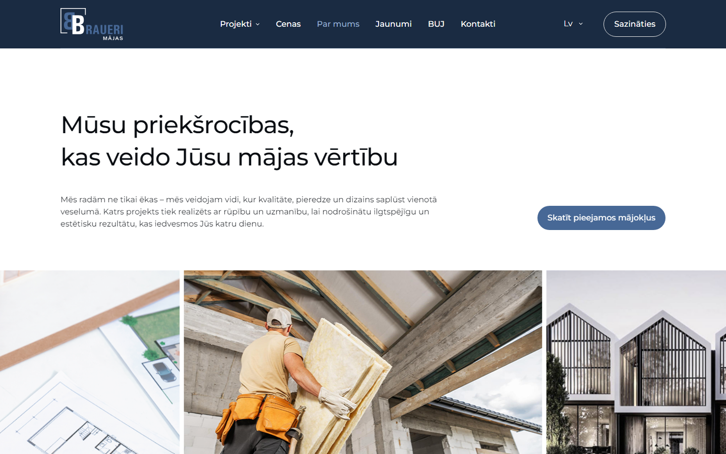 Braueri Mājas sadaļa Par mums